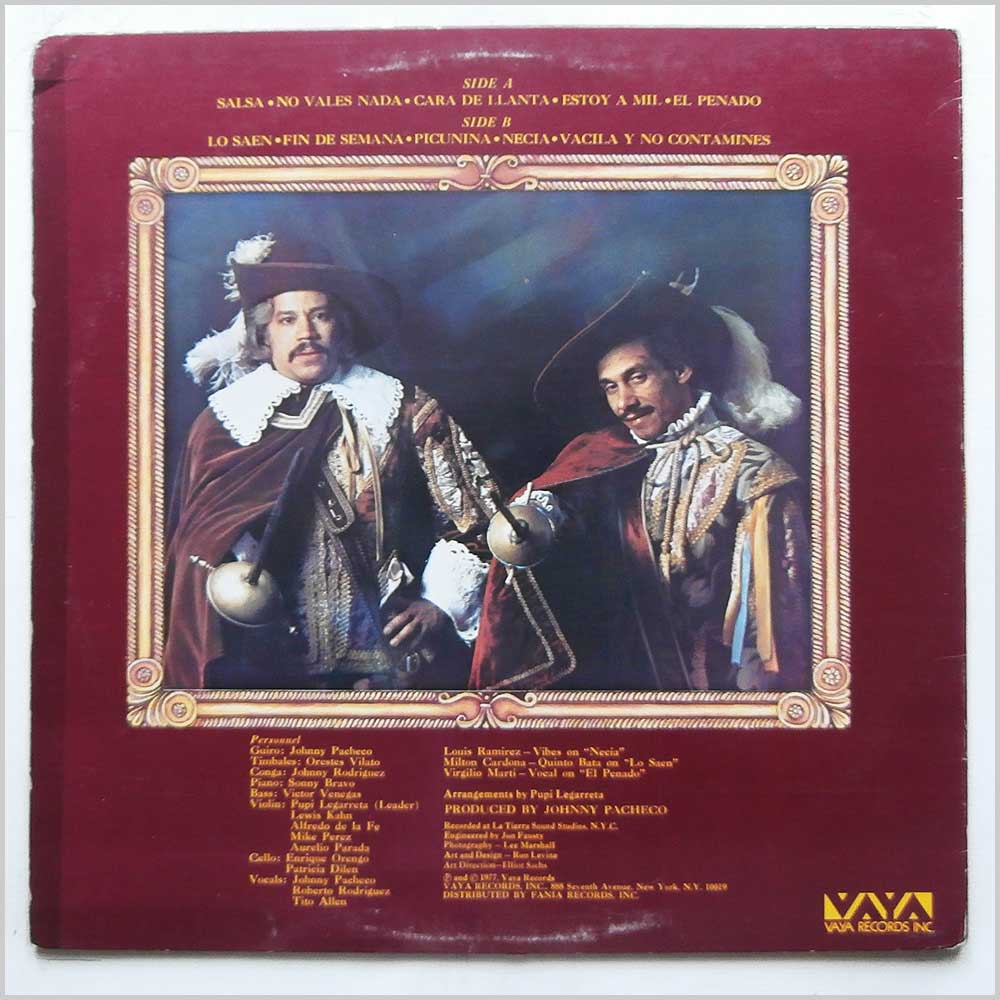 Pupi Legarreta, Johnny Pacheco - Los Dos Mosqueteros, The Two Musketeers  (JMVS-63) 