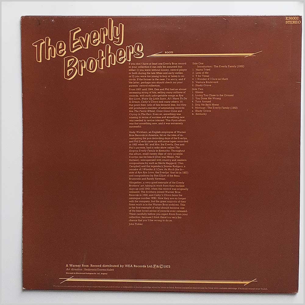 The Everly Brothers - Roots  (K36002) 