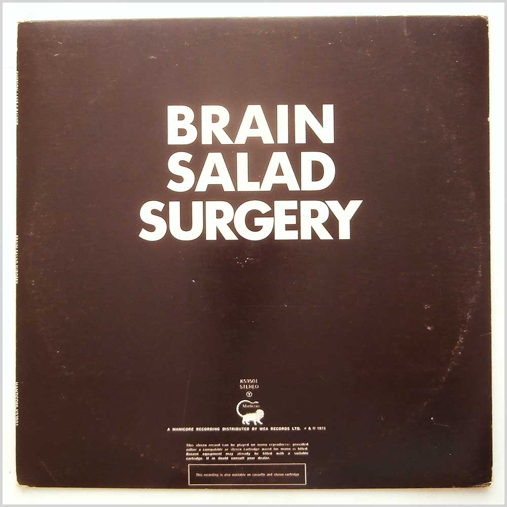 Emerson, Lake and Palmer - Brain Salad Surgery  (K53501) 