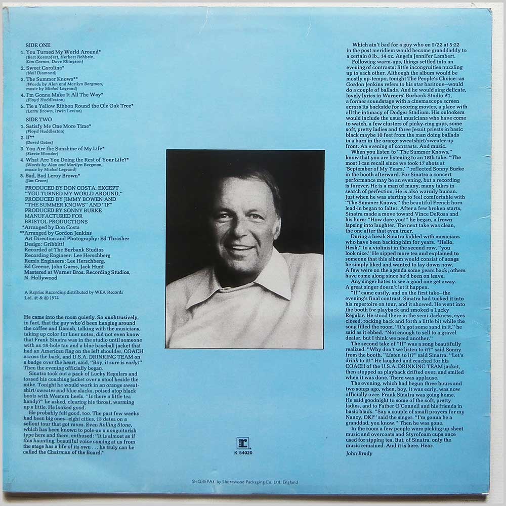 Frank Sinatra - Some Nice Things I've Missed  (K 54020) 