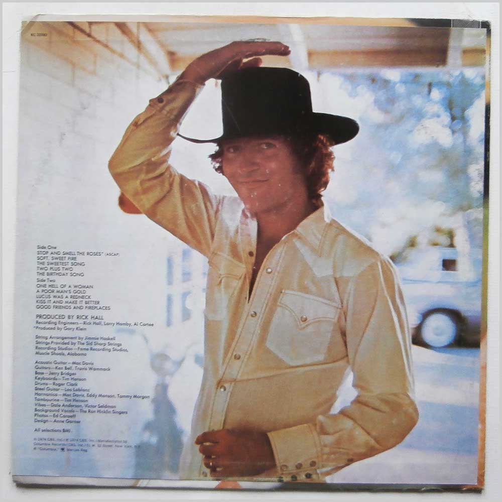 Mac Davis - Stop and Smell The Roses  (KC 32582) 