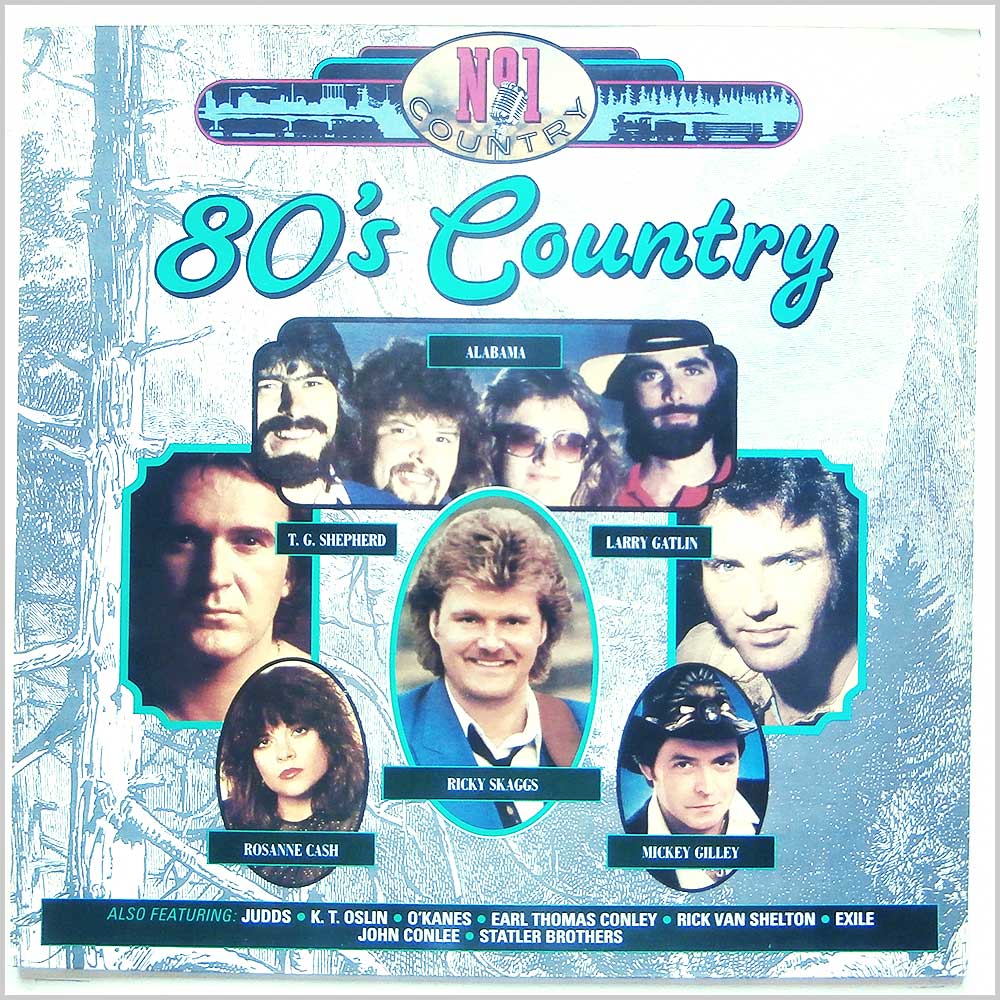 Various - Number 1 Country-80's Country  (KNLP 13005) 