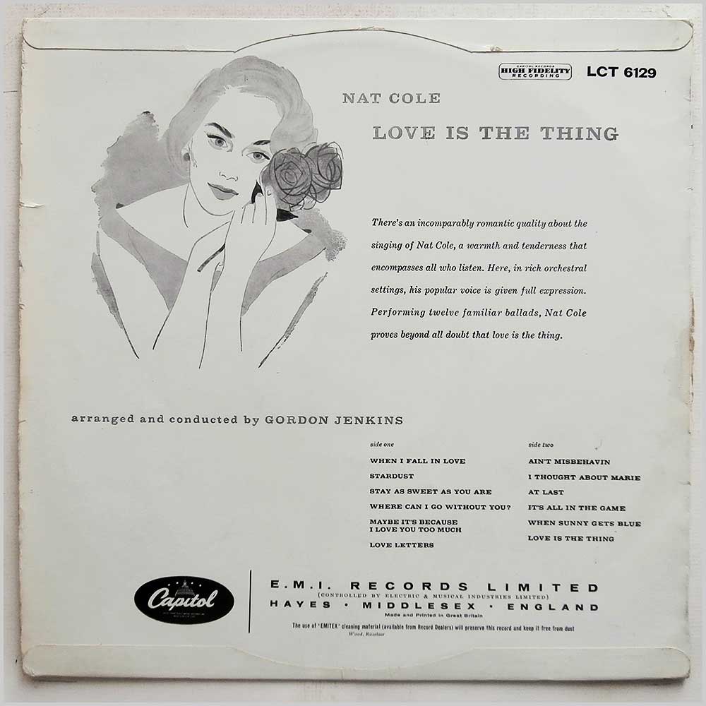 Nat King Cole - Love Is The Thing  (LCT 6129) 