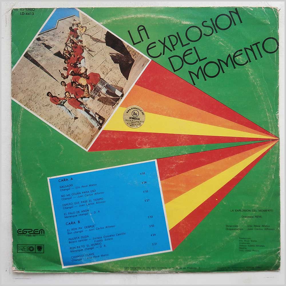 Orquesta Reve - La Explosion Del Momento  (LD-4413) 