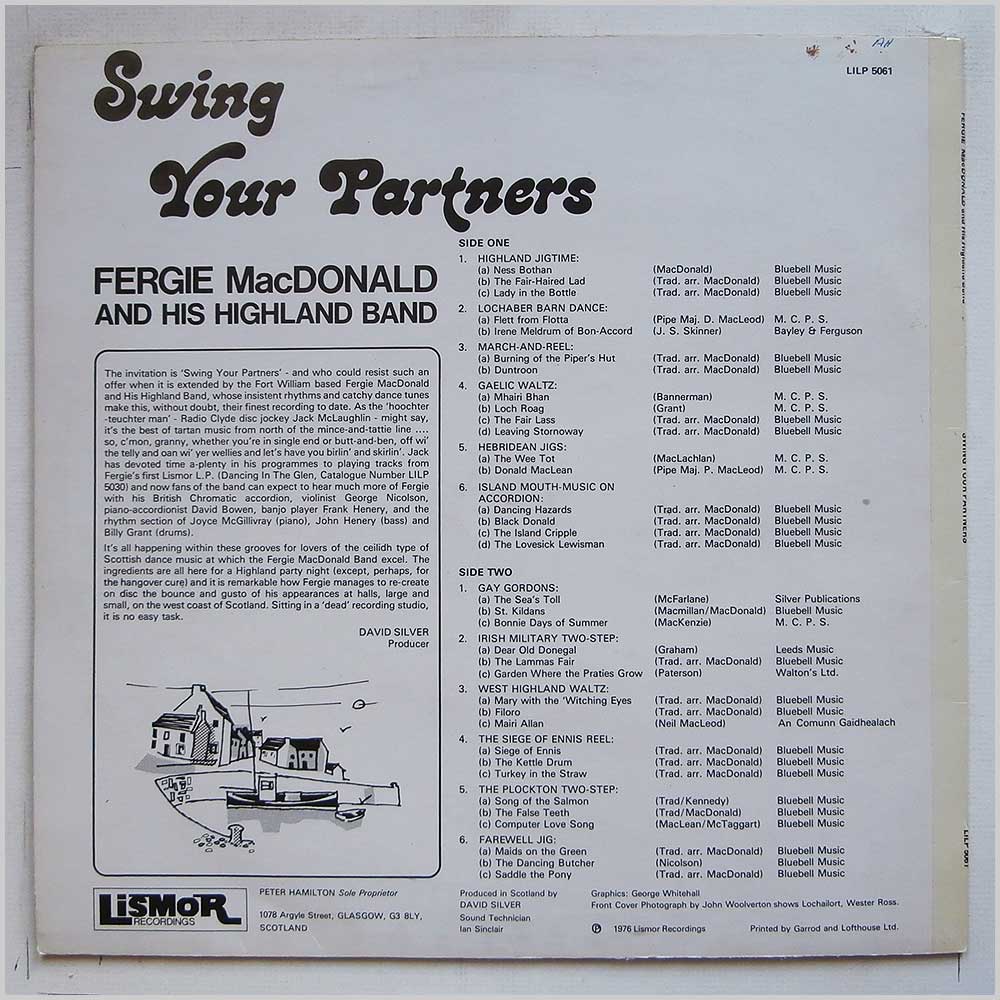 Fergie MacDonald and His Highland Band - Swing Your Partners  (LILP 5061) 