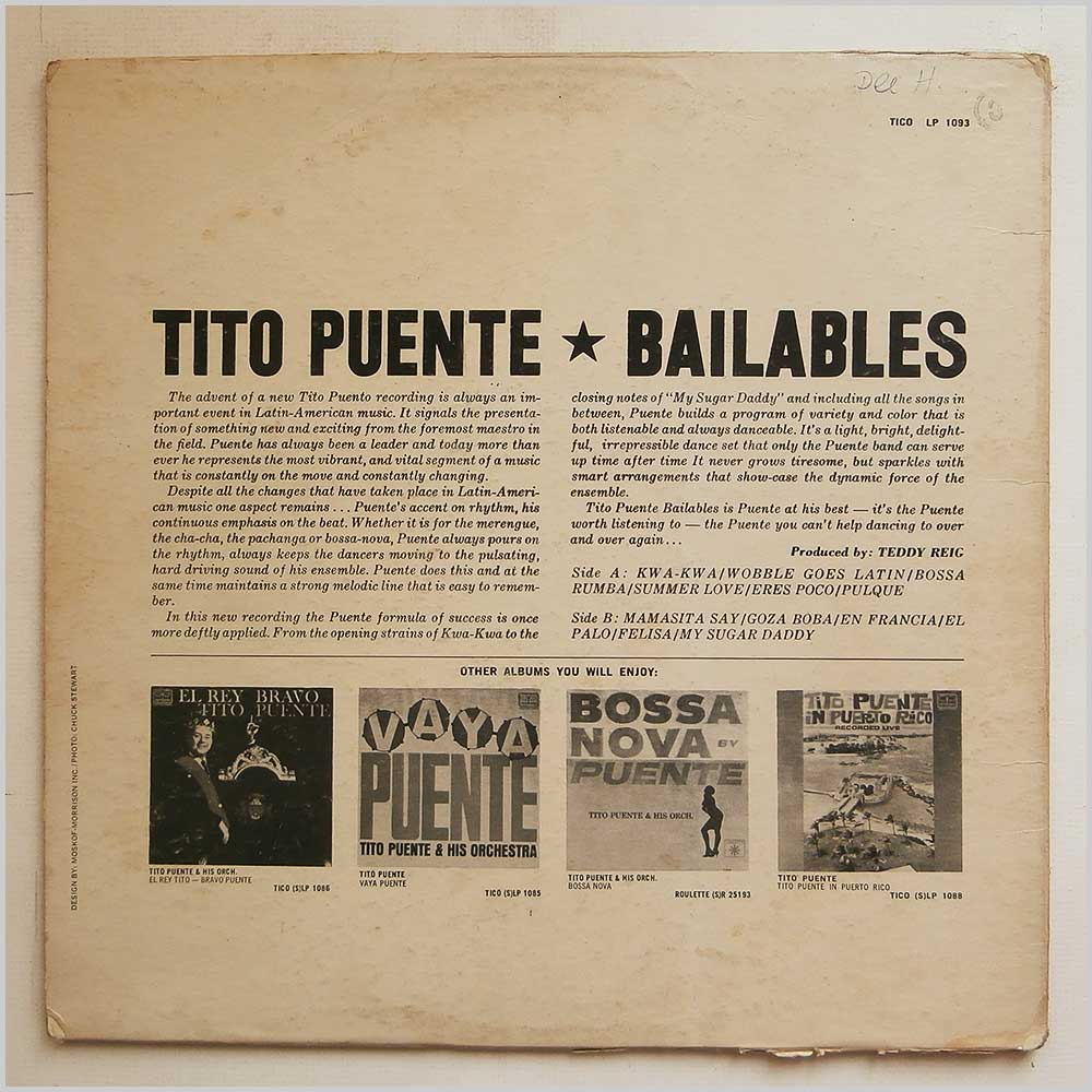 Tito Puente - Bailables  (LP-1093) 