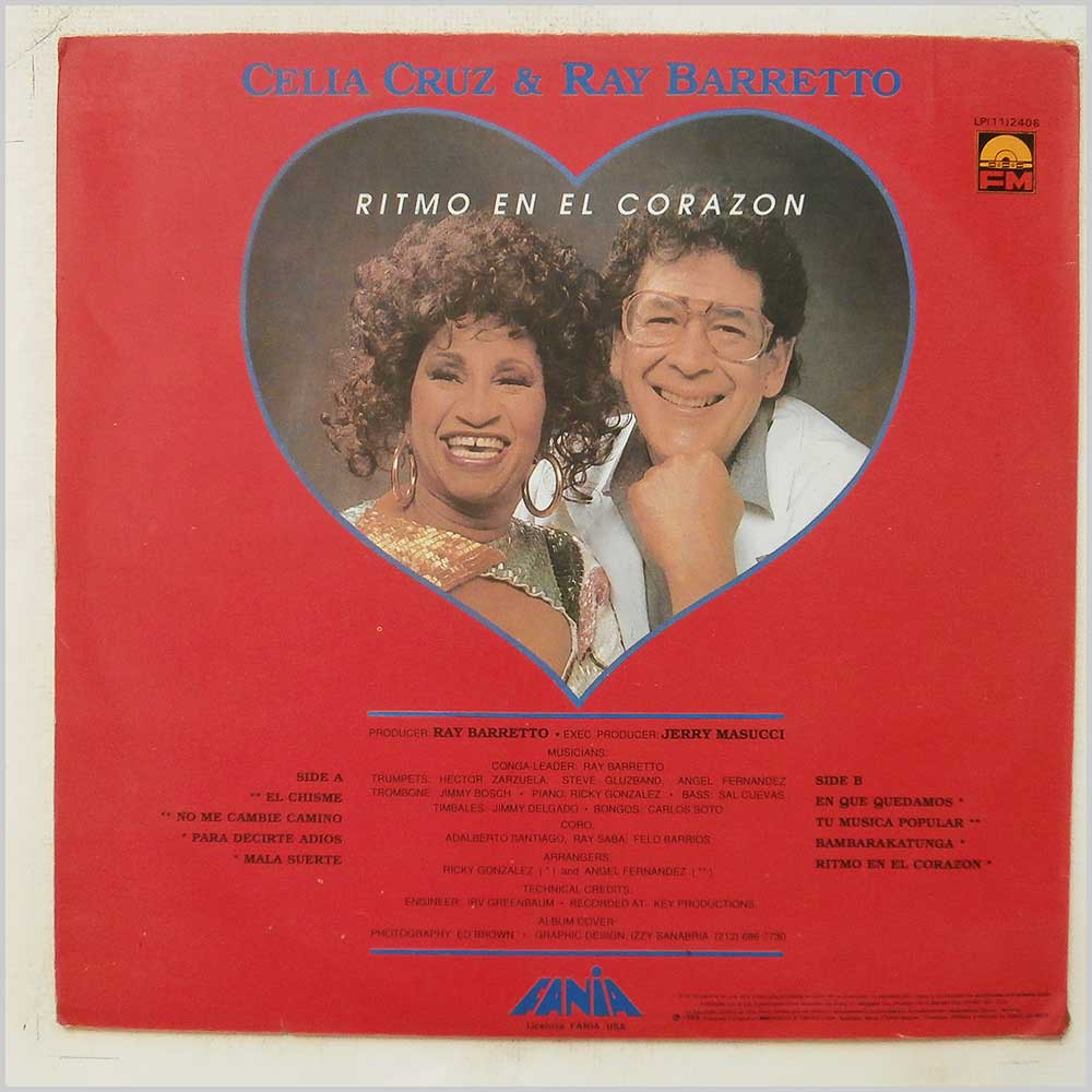 Celia Cruz, Ray Barretto - Ritmo En El Corazon  (LP(11)2406) 