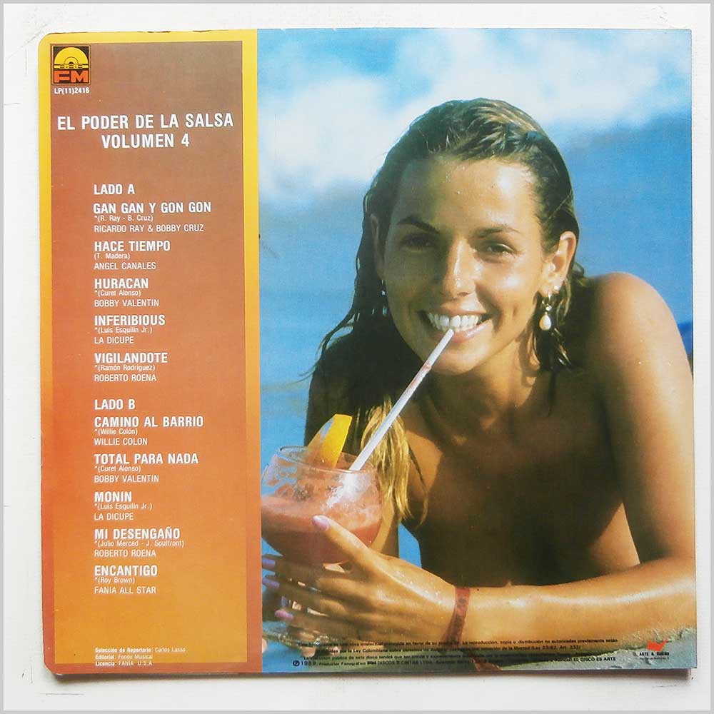 Various - El Poder De La Salsa Volumen 4  (LP(11)2416) 