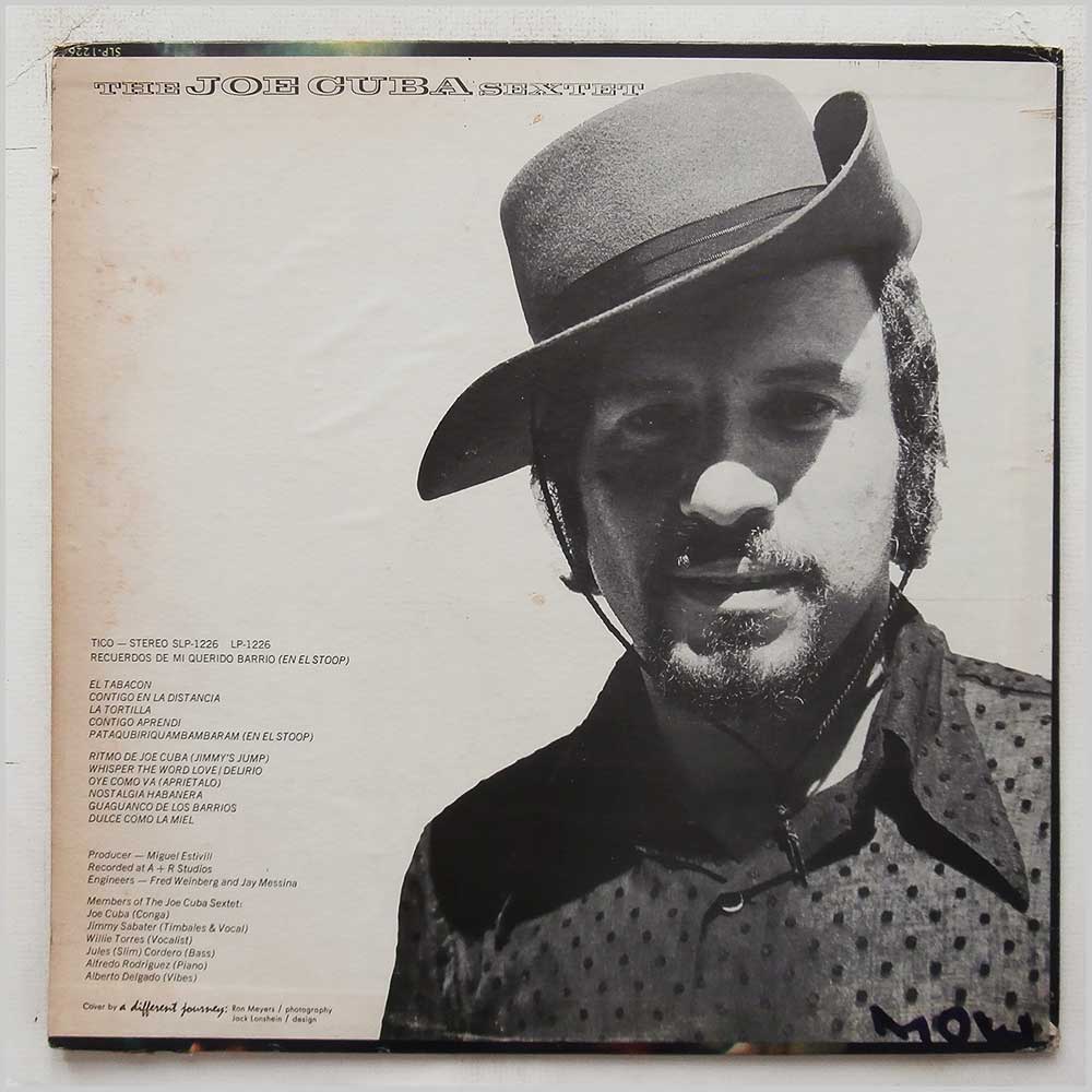 The Joe Cuba Sextet - Recuerdos De Mi Querido Barrio (Memories Of My Beloved Neighbourhood)  (LP-1226) 