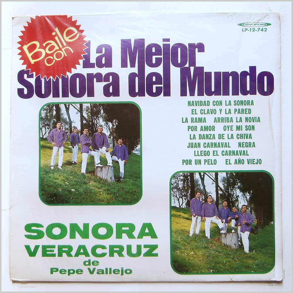 Sonora Veracruz De Pepe Vallejo - Baile Con La Major Sonora Del Mundo  (LP-12-742) 