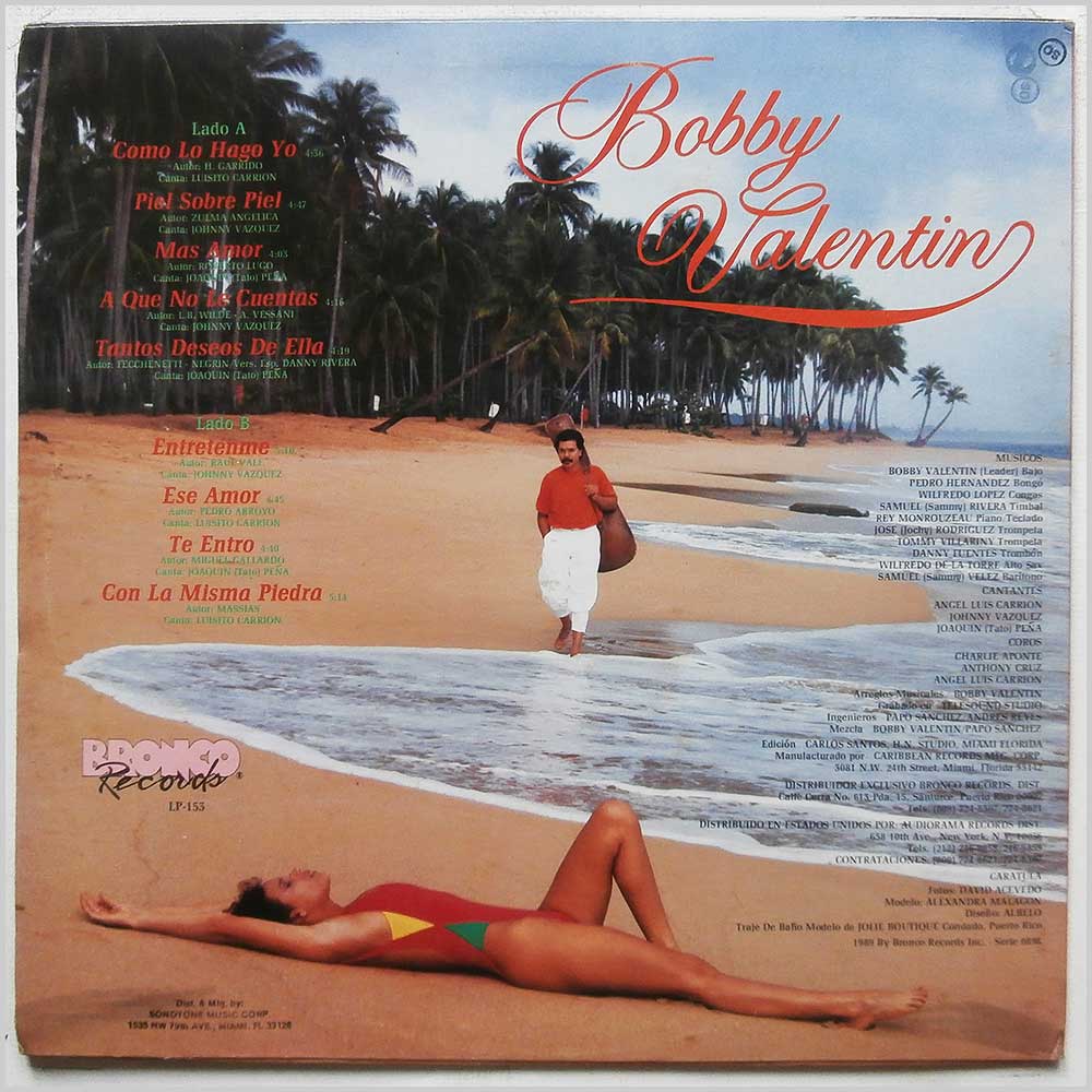 Bobby Valentin - Mas Amor  (LP-153) 