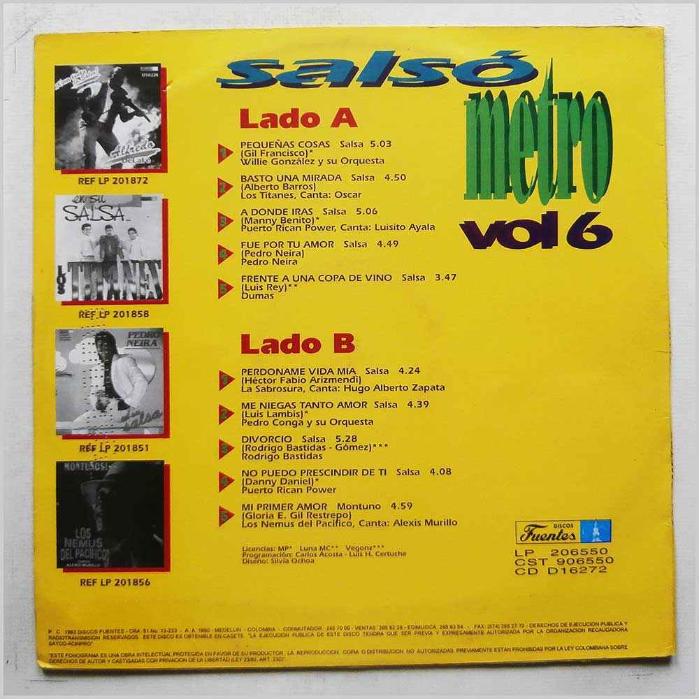 Various - Salso Metro Vol.6  (LP 206550) 