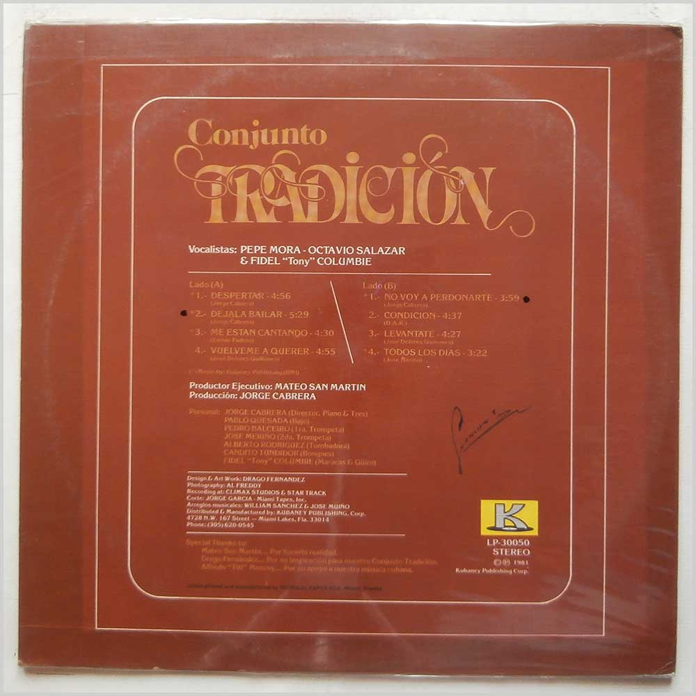 Conjunto Tradicion - Conjunto Tradicion  (LP-30050) 