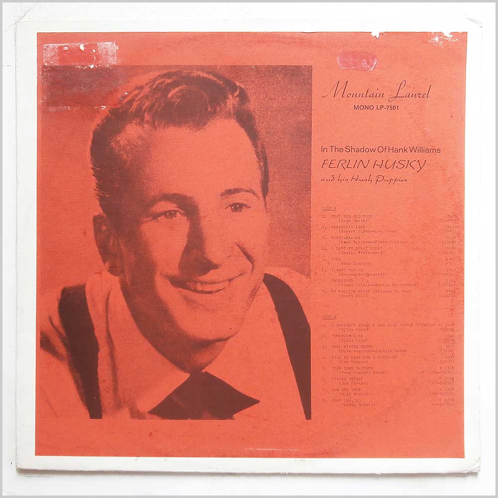Ferlin Husky and His Hush Puppies - In The Shadow Of Hank Williams  (LP-7501) 