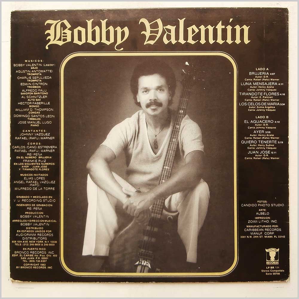 Bobby Valentin - Bobby Valentin  (LP BR 126) 
