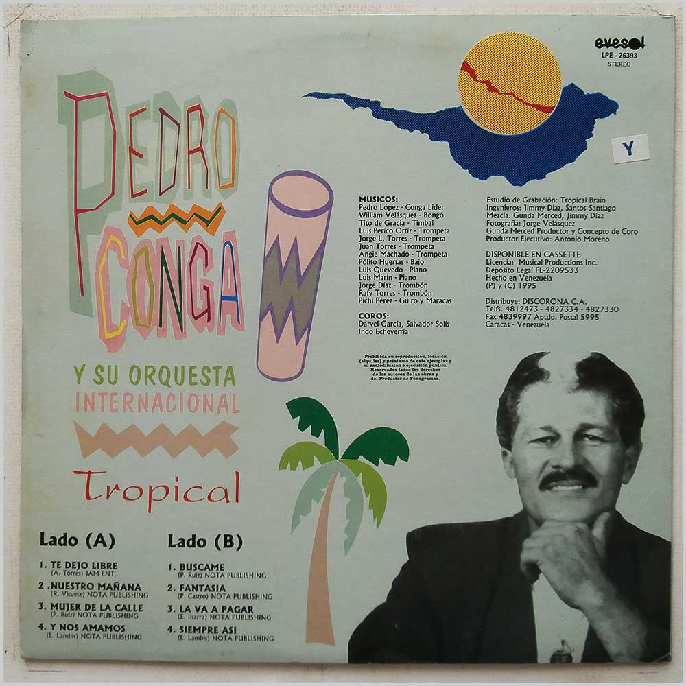 Pedro Conga y Su Orquesta International - Tropical  (LPE-26393) 