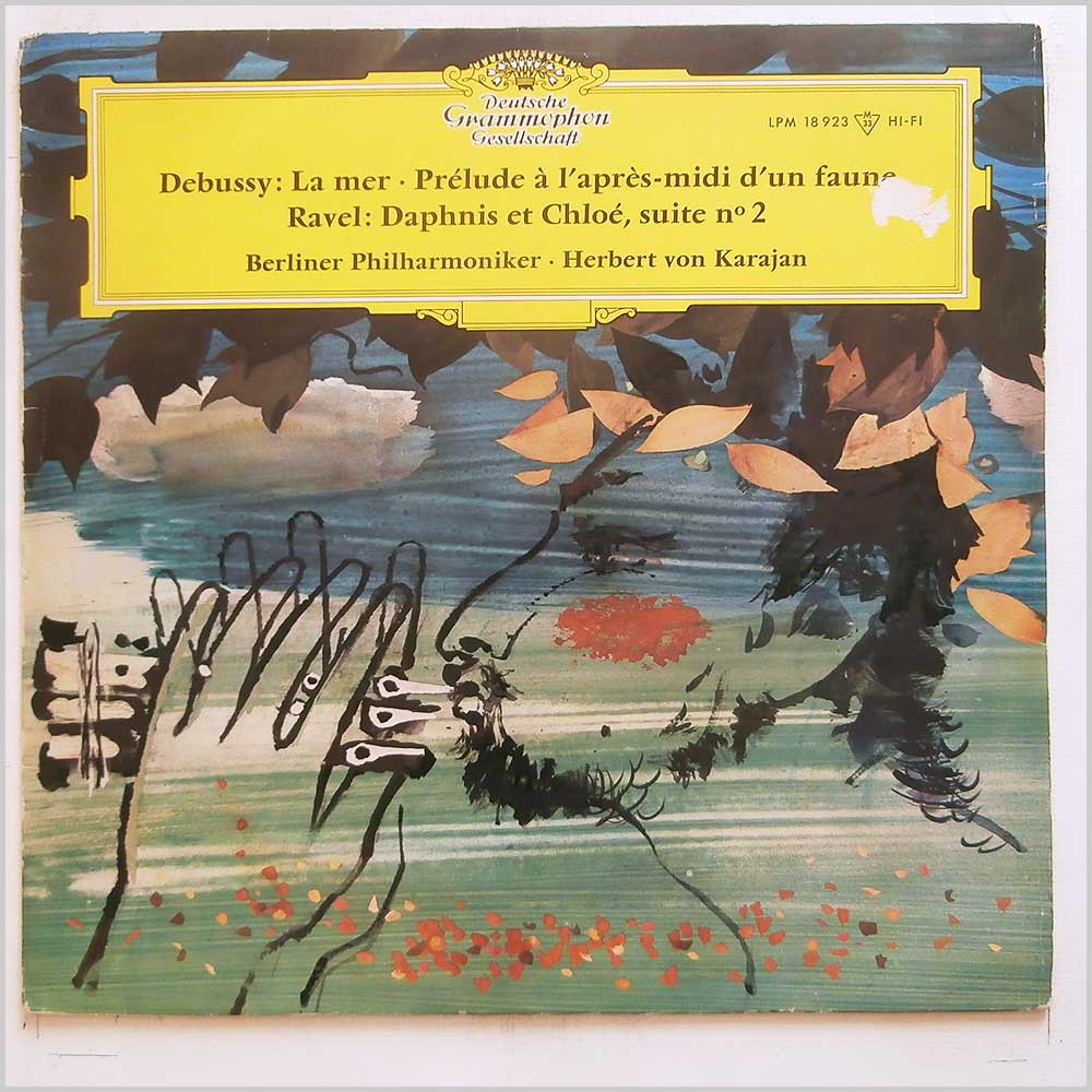Herbert von Karajan, Berliner Philharmoniker - Debussy: La Mer · Prelude À L'Après-Midi D'Un Faune, Ravel: Daphnis Et Chloe, Suite No 2  (LPM 18 923) 