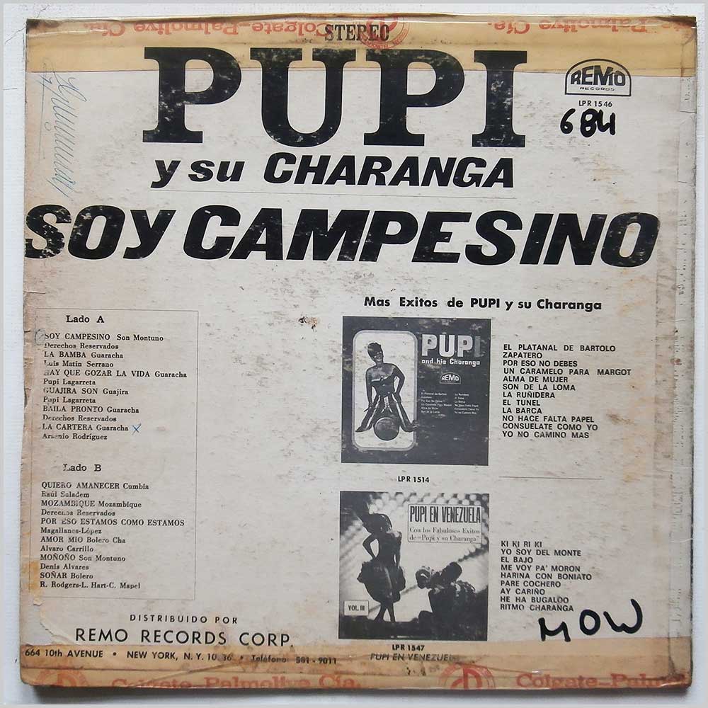 Pupi Y Su Charanga - Soy Campesino  (LPR-1546) 
