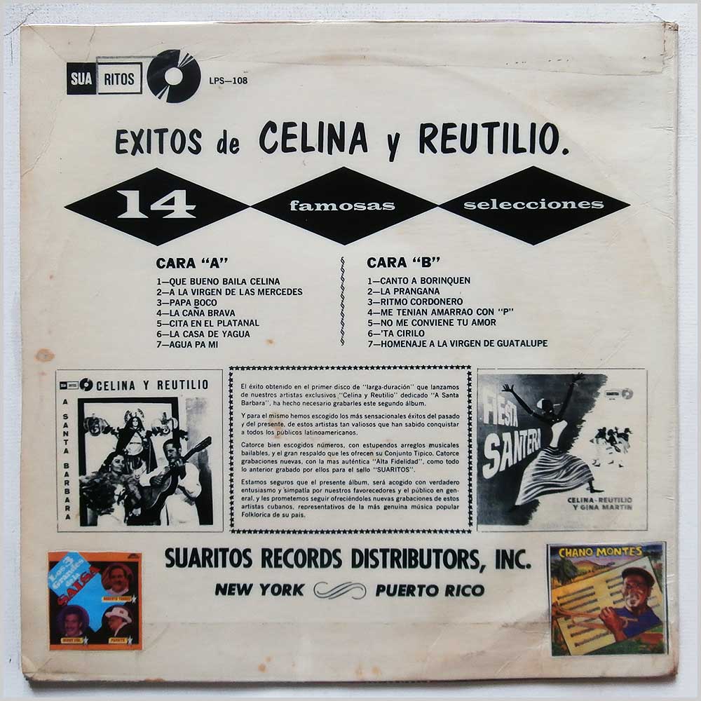 Celina Y Reutilio - Exitos De Celina Y Reutilio  (LPS-108) 