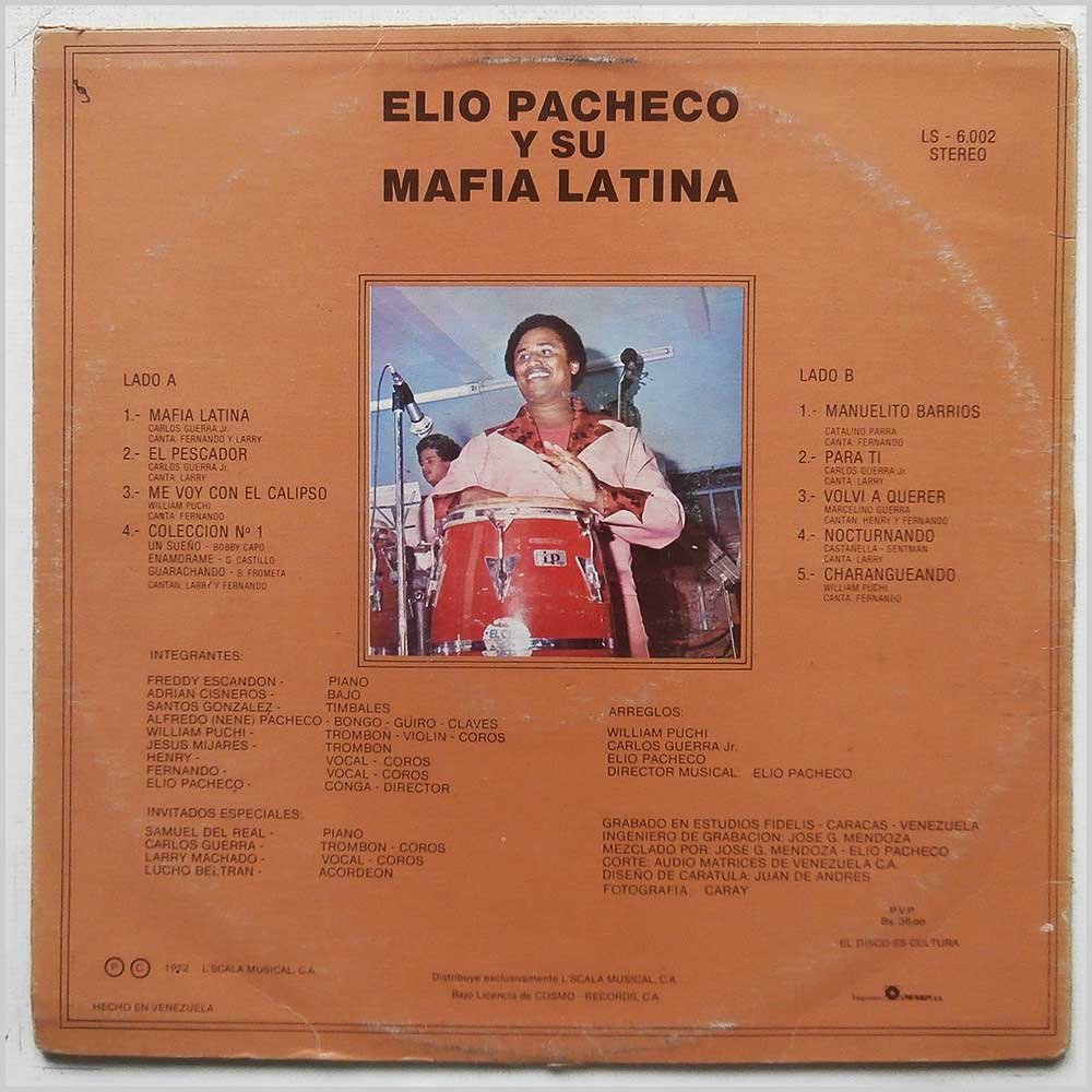 Elio Pacheco Y Su Mafia Latino - Elio Pacheco Y Su Mafia Latino  (LS-6.002) 