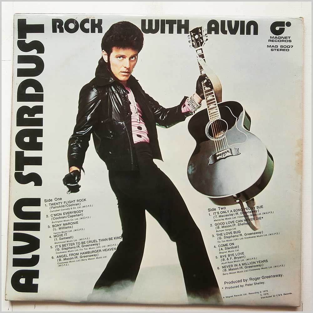 Alvin Stardust - Rock With Alvin  (MAG 5007) 