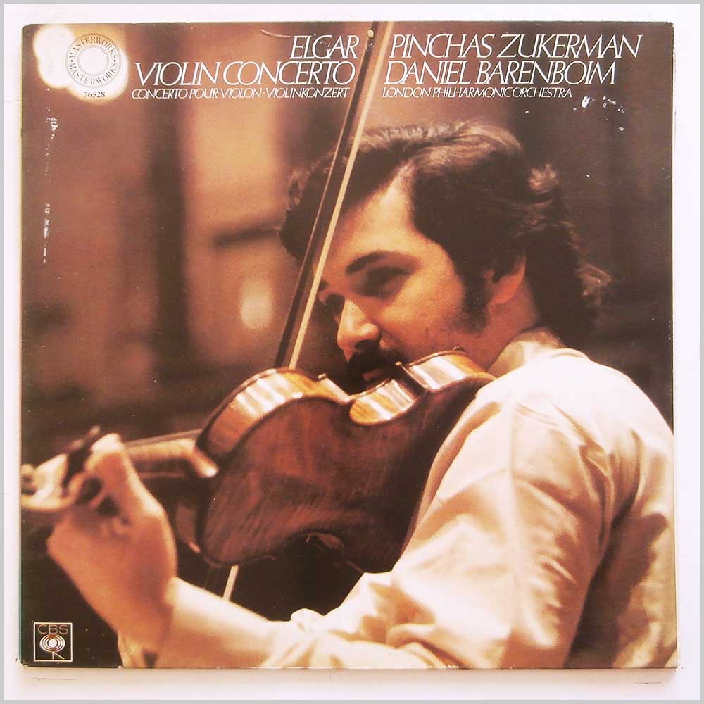Pinchas Zukerman, Daniel Barenboim, London Philharmonic Orchestra - Elgar: Violin Concerto  (MASTERWORKS 76528) 