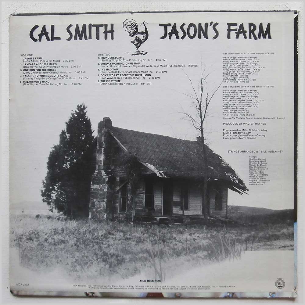 Cal Smith - Jason's Farm  (MCA-2172) 