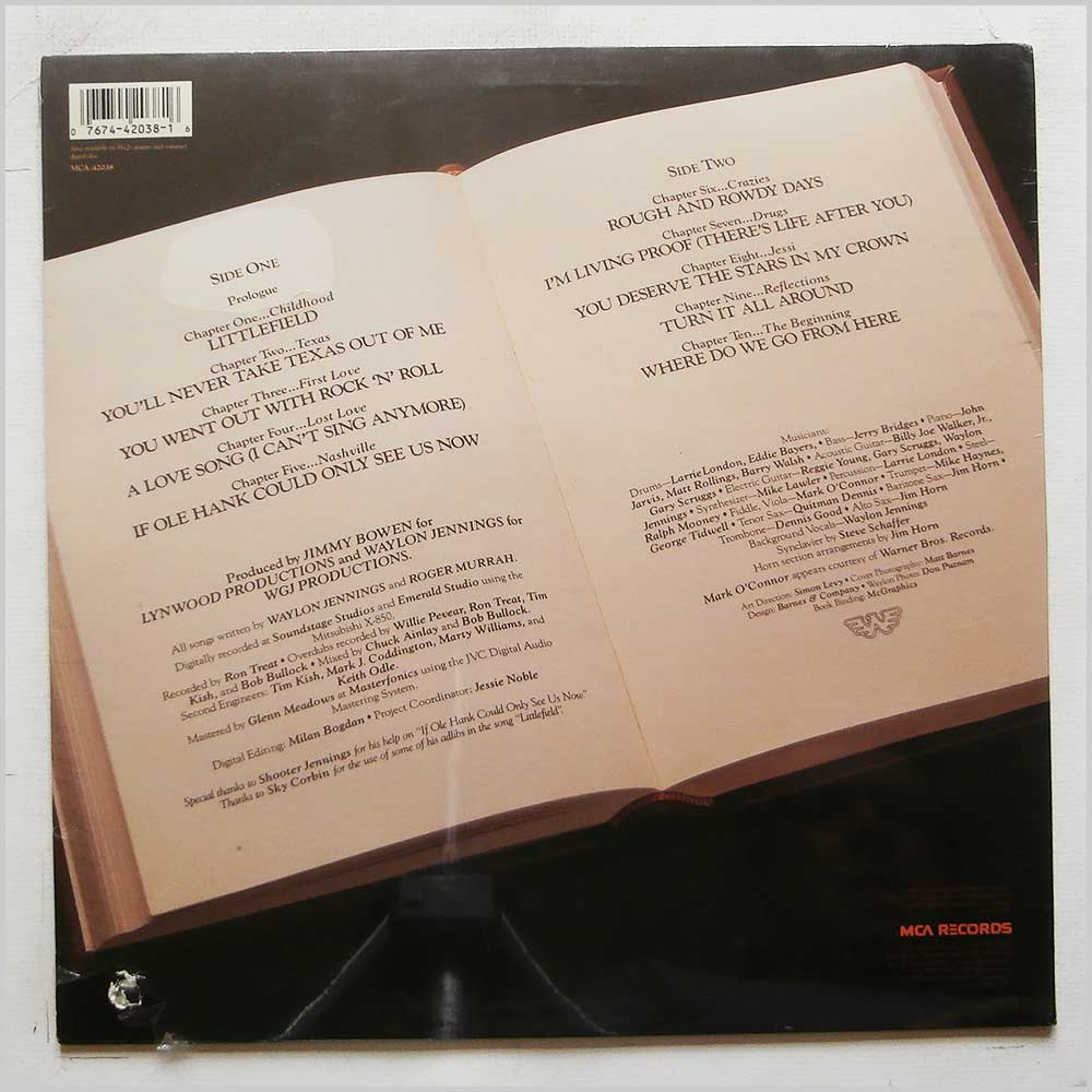 Waylon Jennings - A Man Called Hoss  (MCA-42038) 