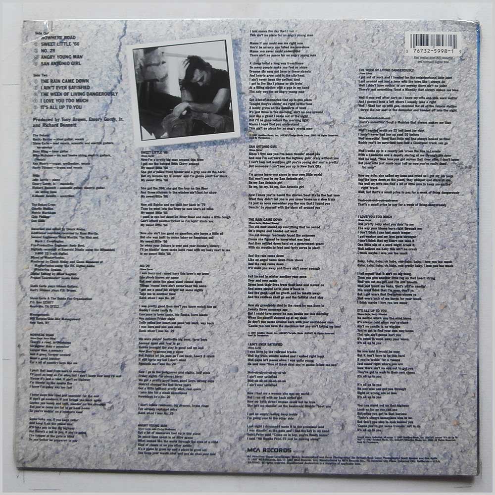 Steve Earle and The Dukes - Exit 0  (MCA-5998) 