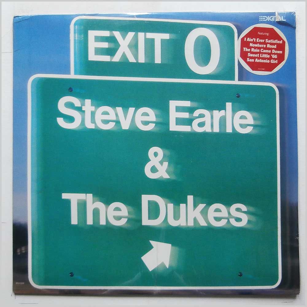 Steve Earle and The Dukes - Exit 0  (MCA-5998) 