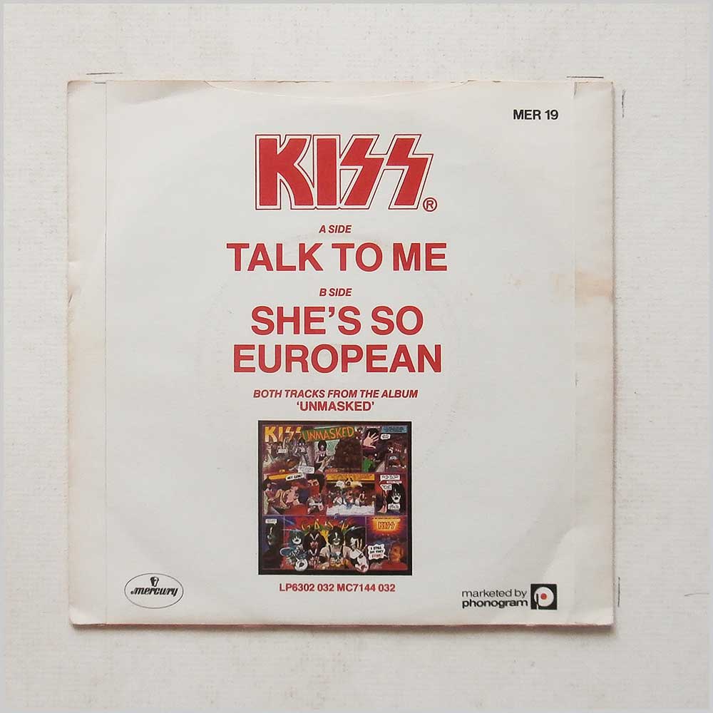 Kiss - Talk To Me  (MER 19) 