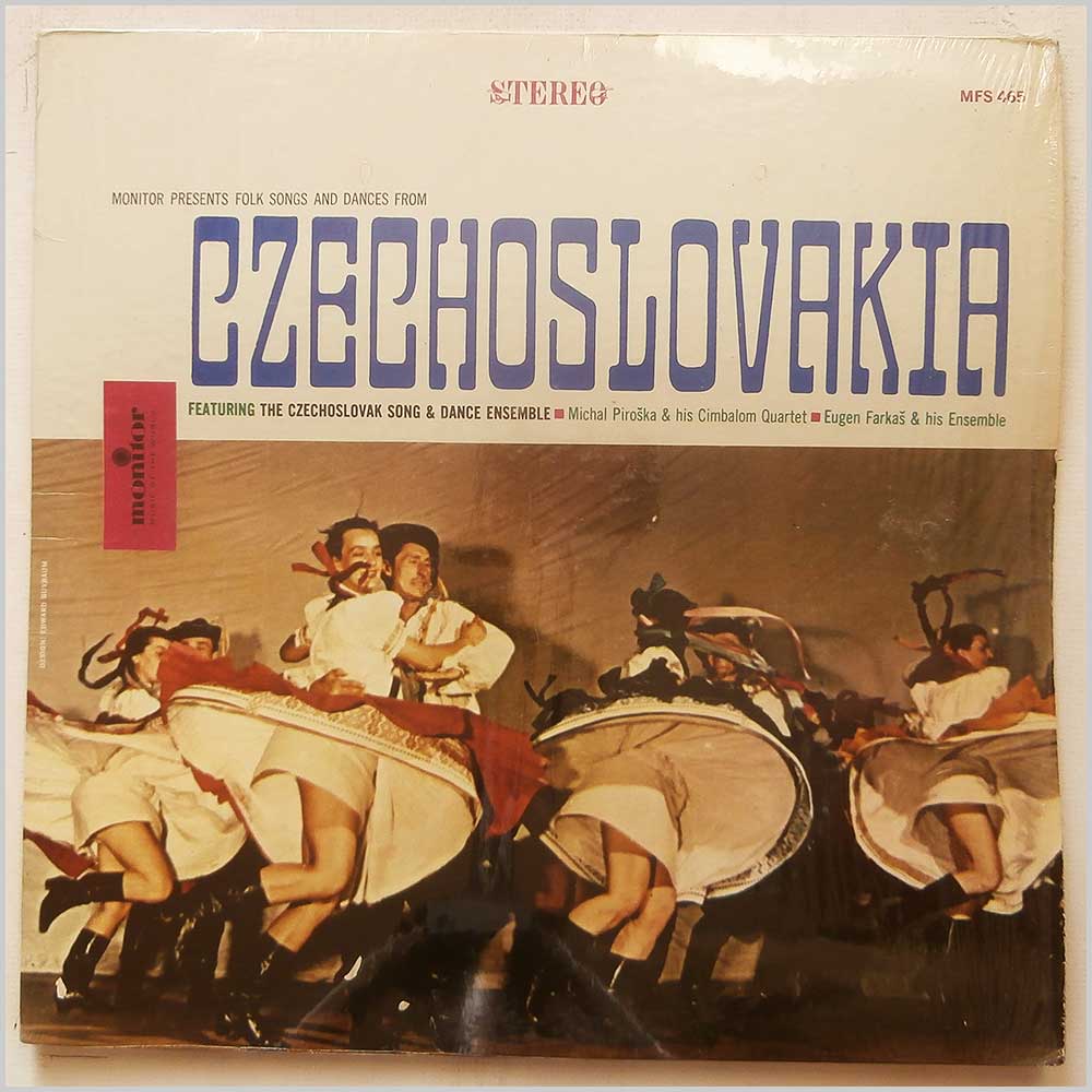 The Czechoslovak Song and Dance Ensemble - Monitor Presents Folk Songs and Dances From Czechoslovakia  (MF 465) 