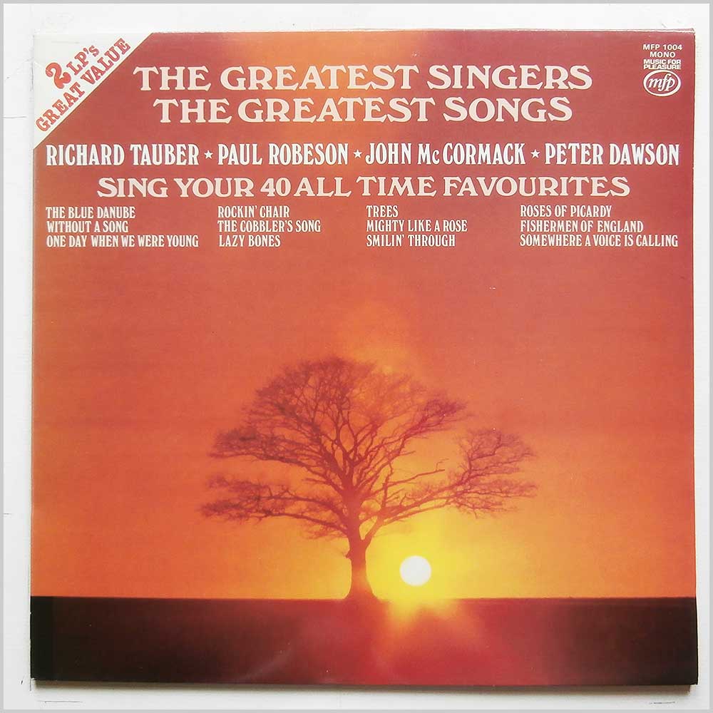 Various - The Greatest Singers The Greatest Songs  (MFP 1004) 