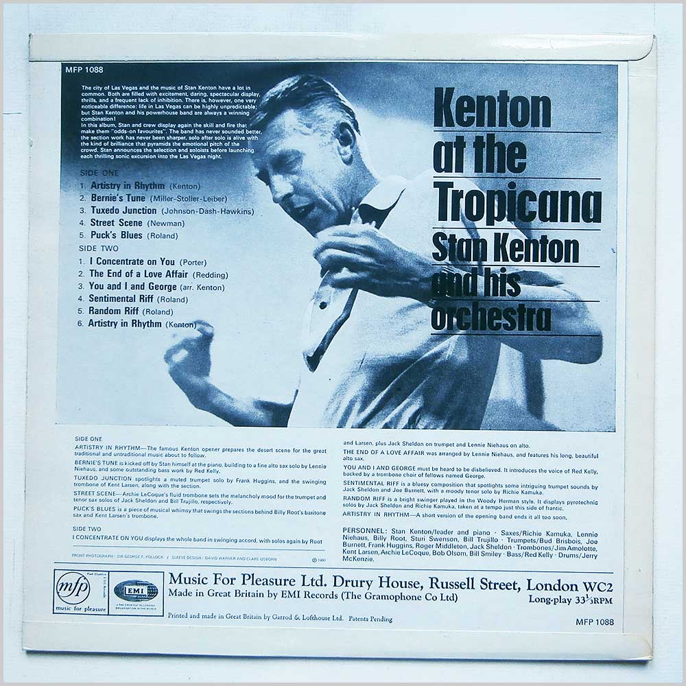 Stan Kenton - Kenton At The Tropicana  (MFP 1088) 