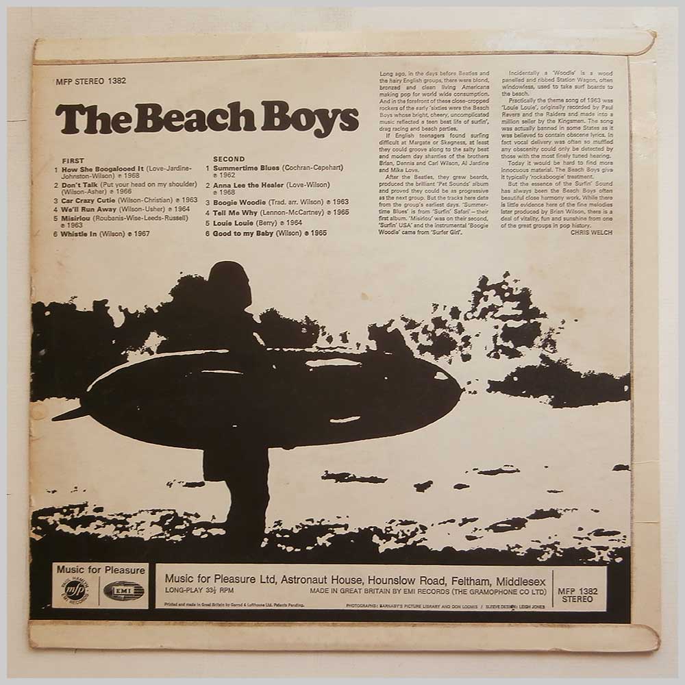 The Beach Boys - The Beach Boys  (MFP 1382) 