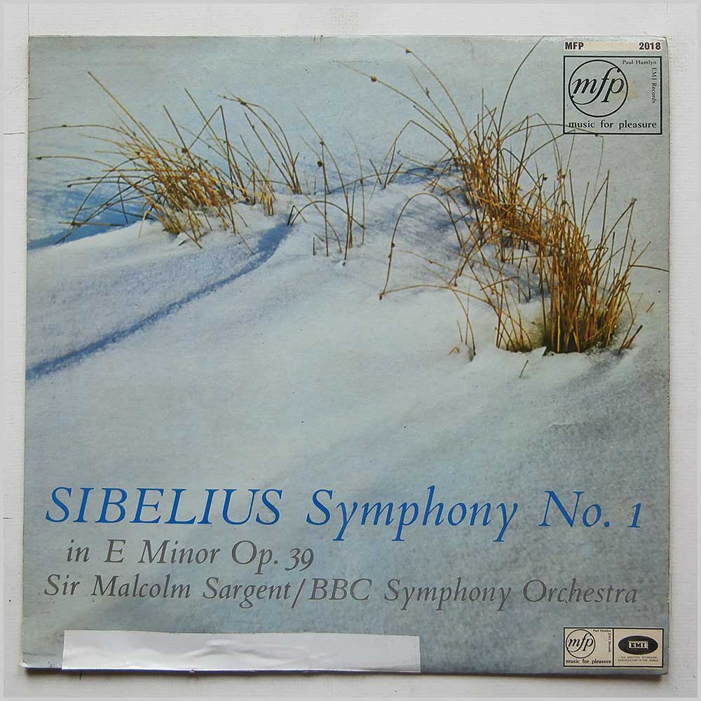 Sir Malcolm Sargent, BBC Symphony Orchestra - Sibelius: Symphony No.1 in E Minor Op.39  (MFP 2018) 