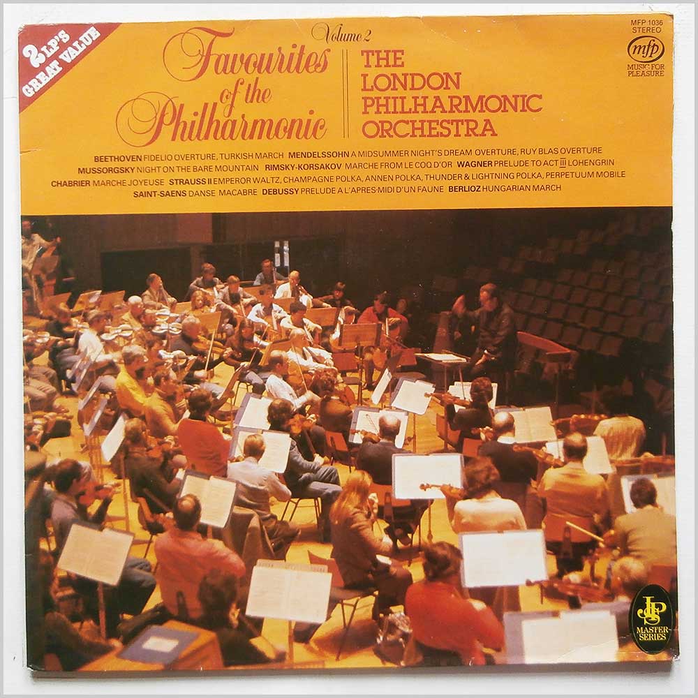 The London Philharmonic Orchestra - Favourites Of The Philharmonic Volume 2  (MFP 41 1036-3) 