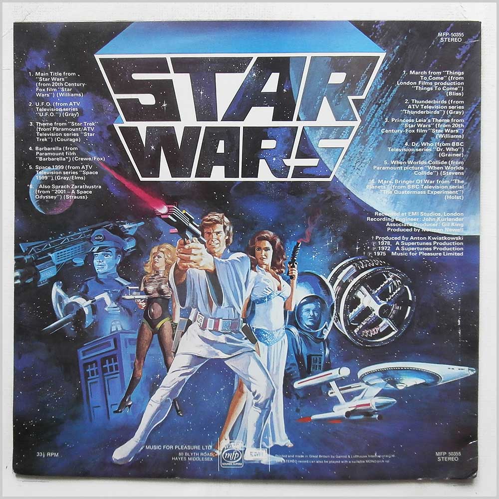 Geoff Love and His Orchestra - Star Wars and Other Space Themes  (MFP 50355) 