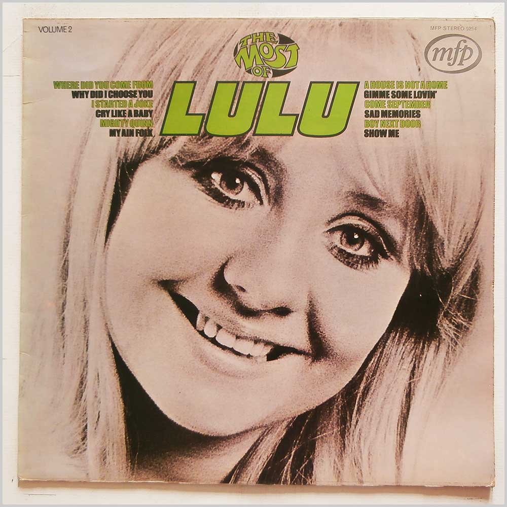 Lulu - The Most Of Lulu (Volume 2)  (MFP 5254) 
