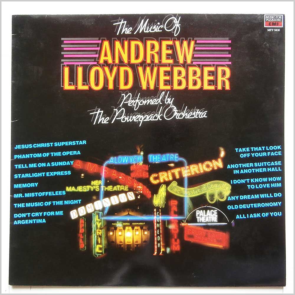 The Powerpack Orchestra - The Music Of Andrew Lloyd Webber  (MFP 5808) 