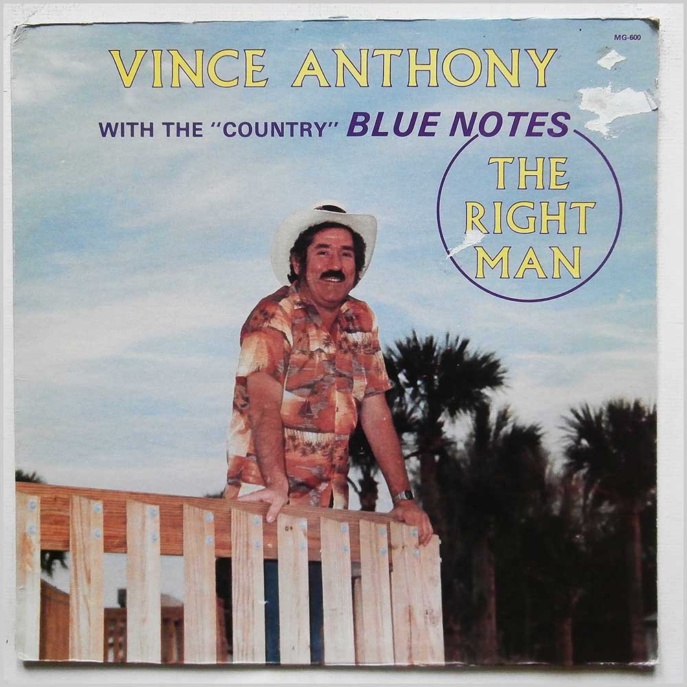 Vince Anthony With The Country Blue Notes - The Right Man  (MG-600) 