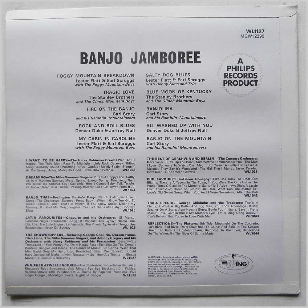 Various - Banjo Jamboree  (MGW12299) 