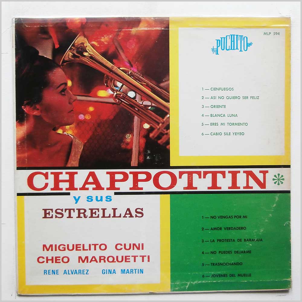 Chappottin Y Su Estrellas - Chappottin Y Su Estrellas: Canta: Miguelito Cuni, Rene Alvarez, Cheo Marquetti y Gino Martin.  (MLP 594) 