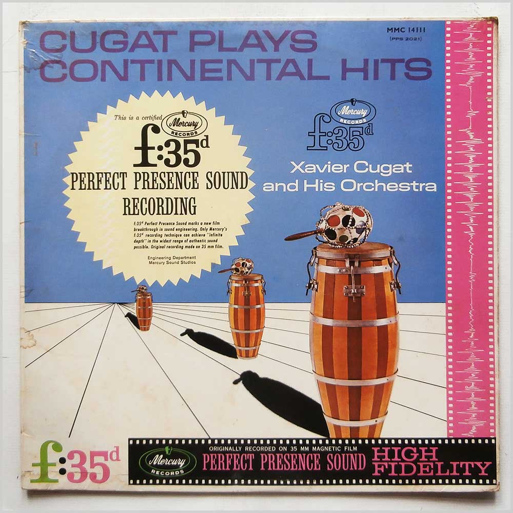 Xavier Cugat and His Rchestra - Cugat Plays Continental Hits  (MMC 14111) 