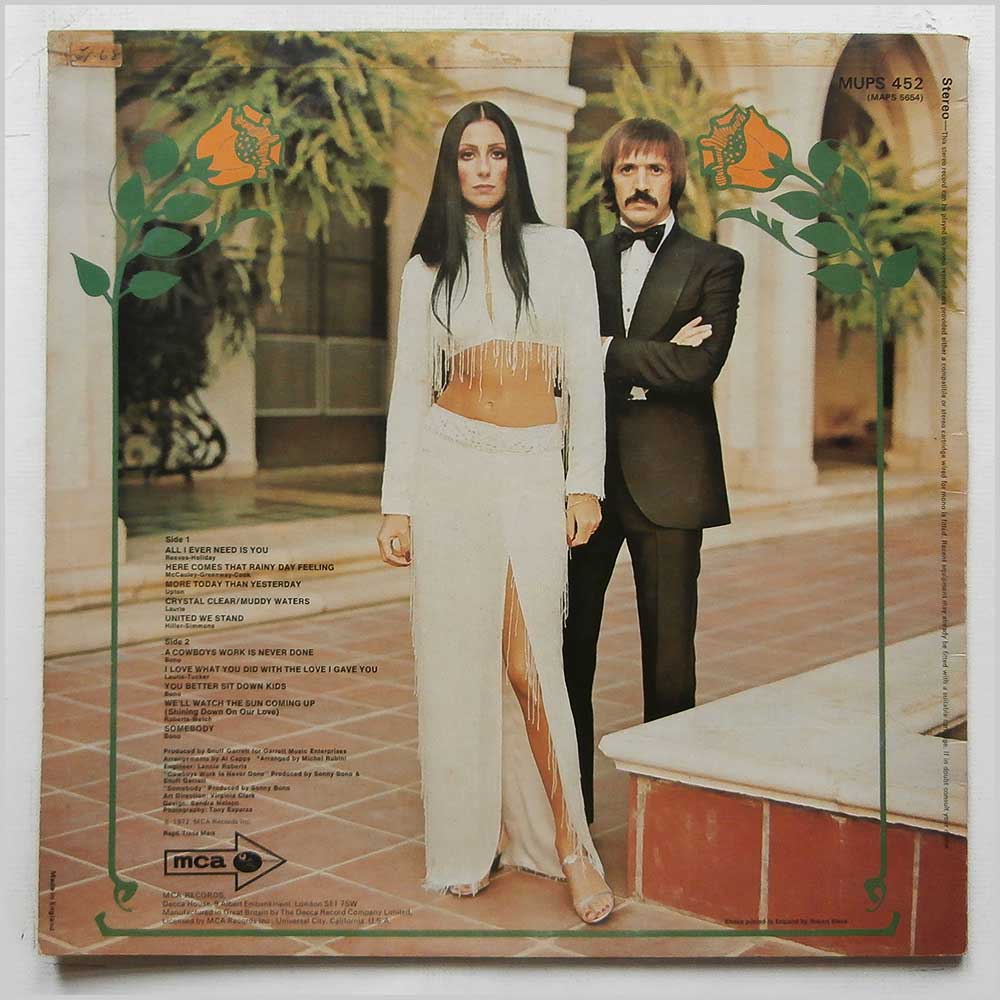 Sonny and Cher - All I Ever Need Is You  (MUPS 452) 