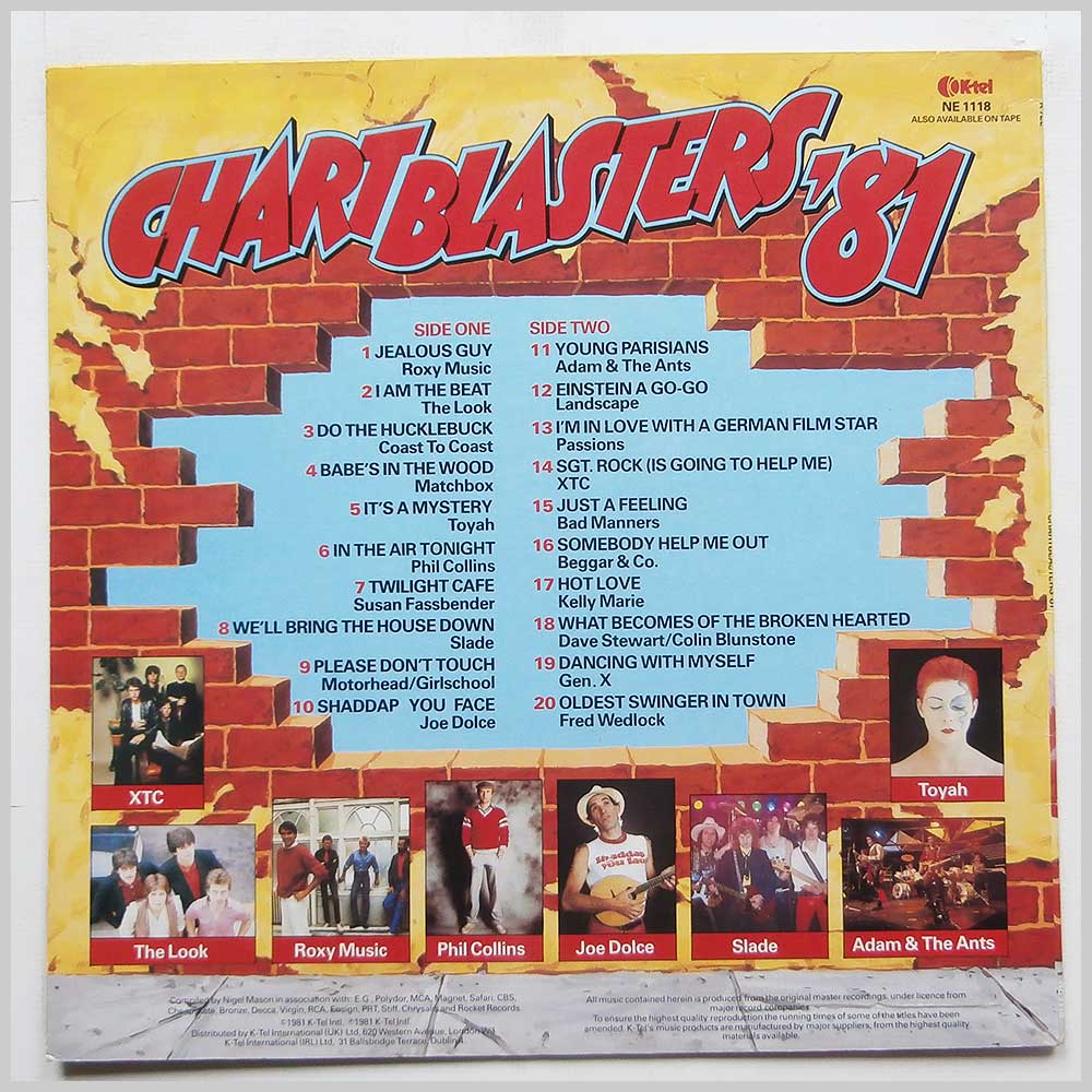 Various - Chartblasters '81: 20 Original Tracks  (NE 1118) 