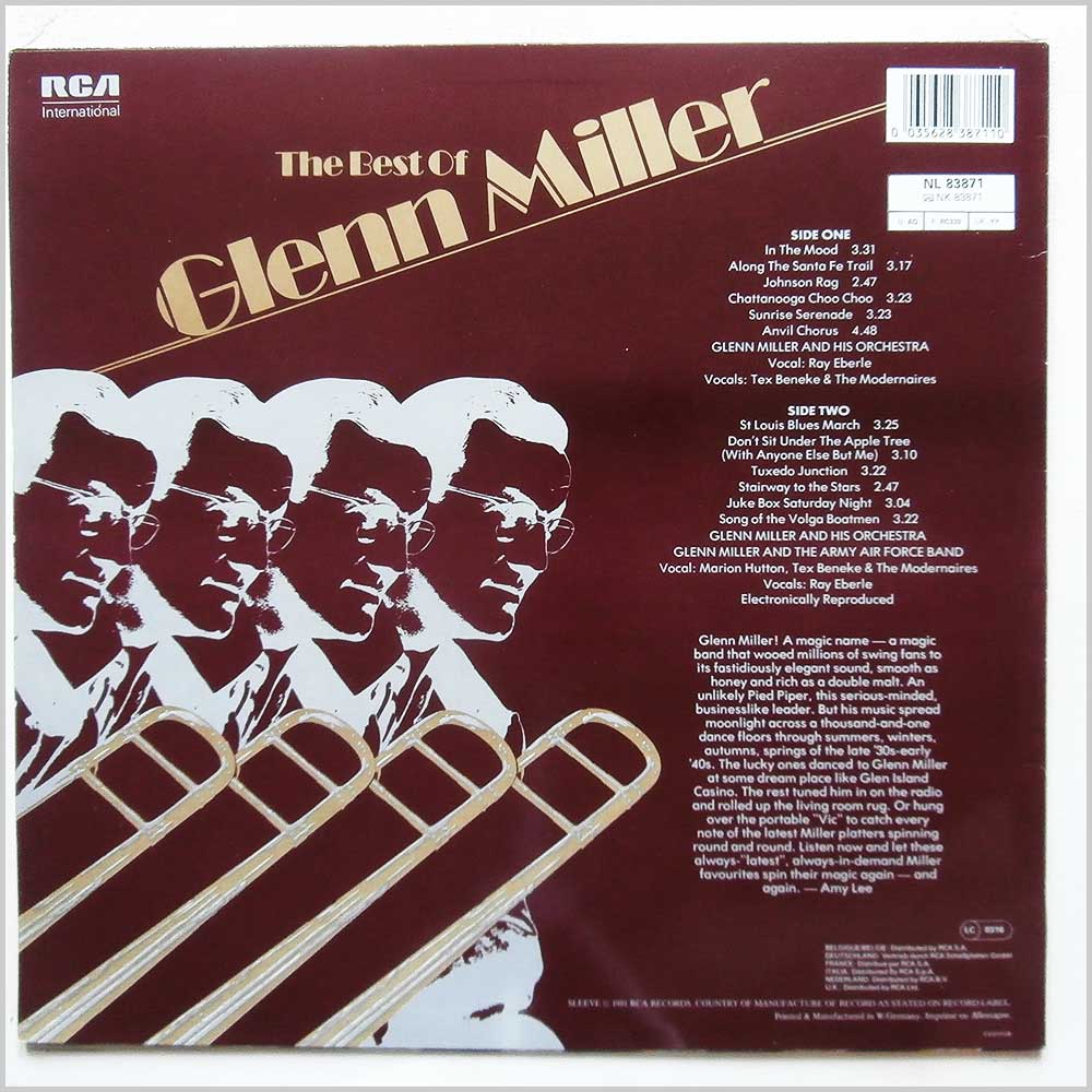 Glenn Miller - The Best Of Glenn Miller  (NL 83871) 