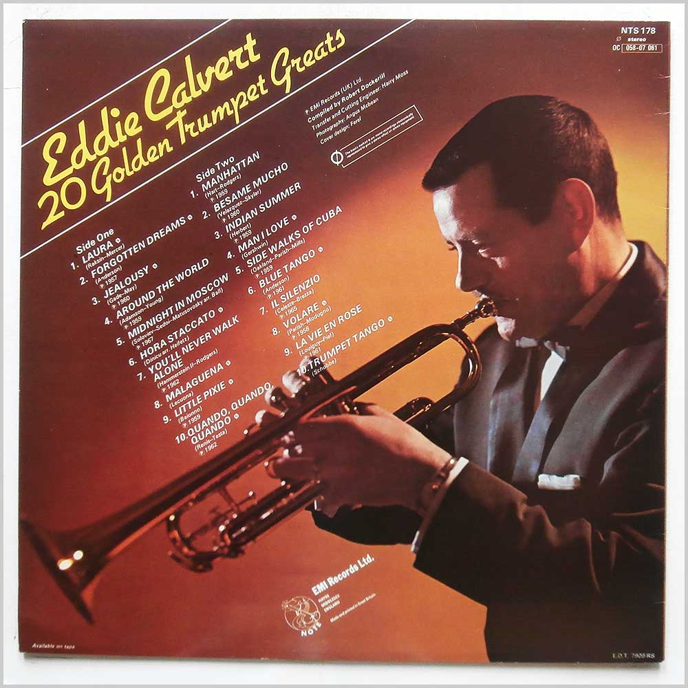 Eddie Calvert - 20 Golden Trumpet Greats  (NTS 178) 
