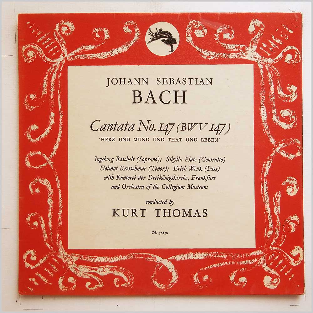 Kurt Thomas - Johann Sebastian: Bach Cantata No. 147  (OL 50150) 