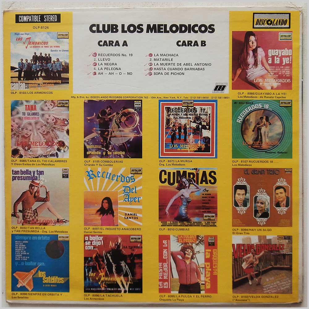 Los Melodicos - Club De Los Melodicos  (OLP-8124) 